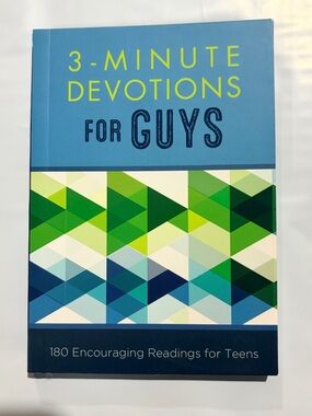 3-Minute Devotions for Guys - Blue & Green Teen Devotional